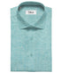 Men’s Linen Solids Unstitched Shirting Fabric (Arctic Blue)