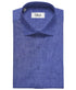 Men’s Linen Solids Unstitched Shirting Fabric (Denim Blue)